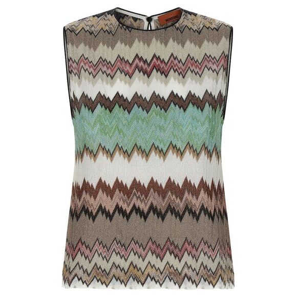 Missoni Women's Zigzag Lamé Top